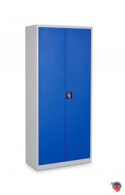 Stahlschrank, Stahl-Aktenschrank 5 OH  - 92 x 42 x 195 cm - Türen blau - sofort lieferbar - Preishammer !